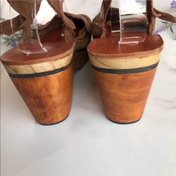 Free People Leather Platform Moccasins, Size 8 - Picture 7 of 8